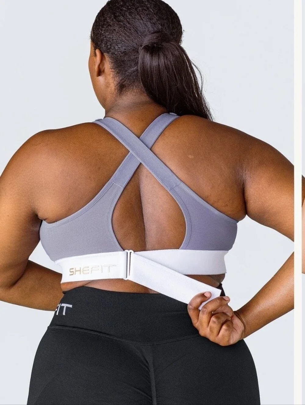 SheFit Ultimate Sports Bra High Impact 5Luxe Limited Edition Victorious Purple